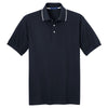 Port Authority Men's Classic Navy/White Rapid Dry Tipped Polo