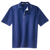 Sport-Tek Men's Royal/White Dri-Mesh Polo with Tipped Collar and Piping