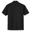 Port Authority Men's Black Poly-Bamboo Charcoal Blend Pique Polo