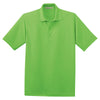 Port Authority Men's Vibrant Green Poly-Bamboo Charcoal Blend Pique Polo