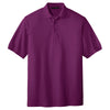 Port Authority Men's Deep Berry Extended Size Silk Touch Polo