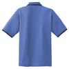 Port Authority Men's Ultramarine Blue/Navy Silk Touch Polo with Stripe Trim