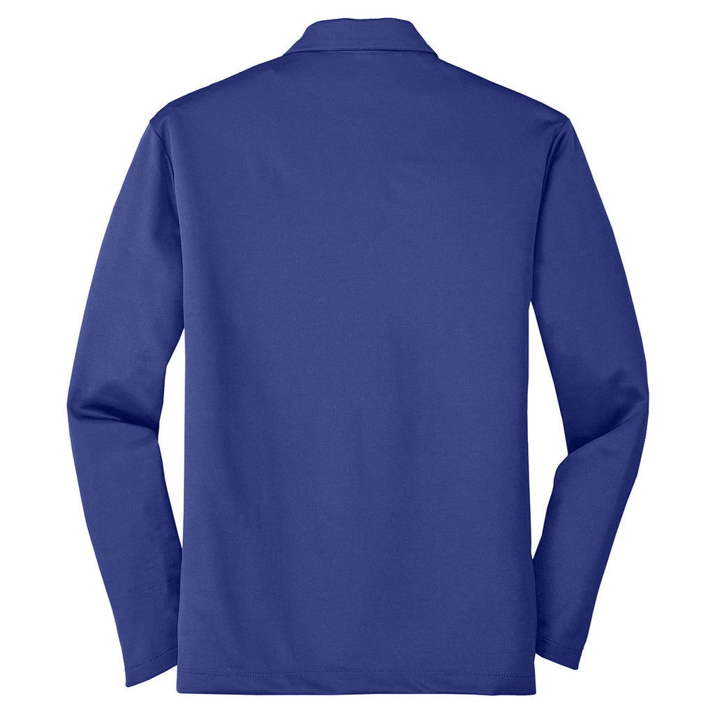 Port Authority Men's Royal Silk Touch Performance Long Sleeve Polo