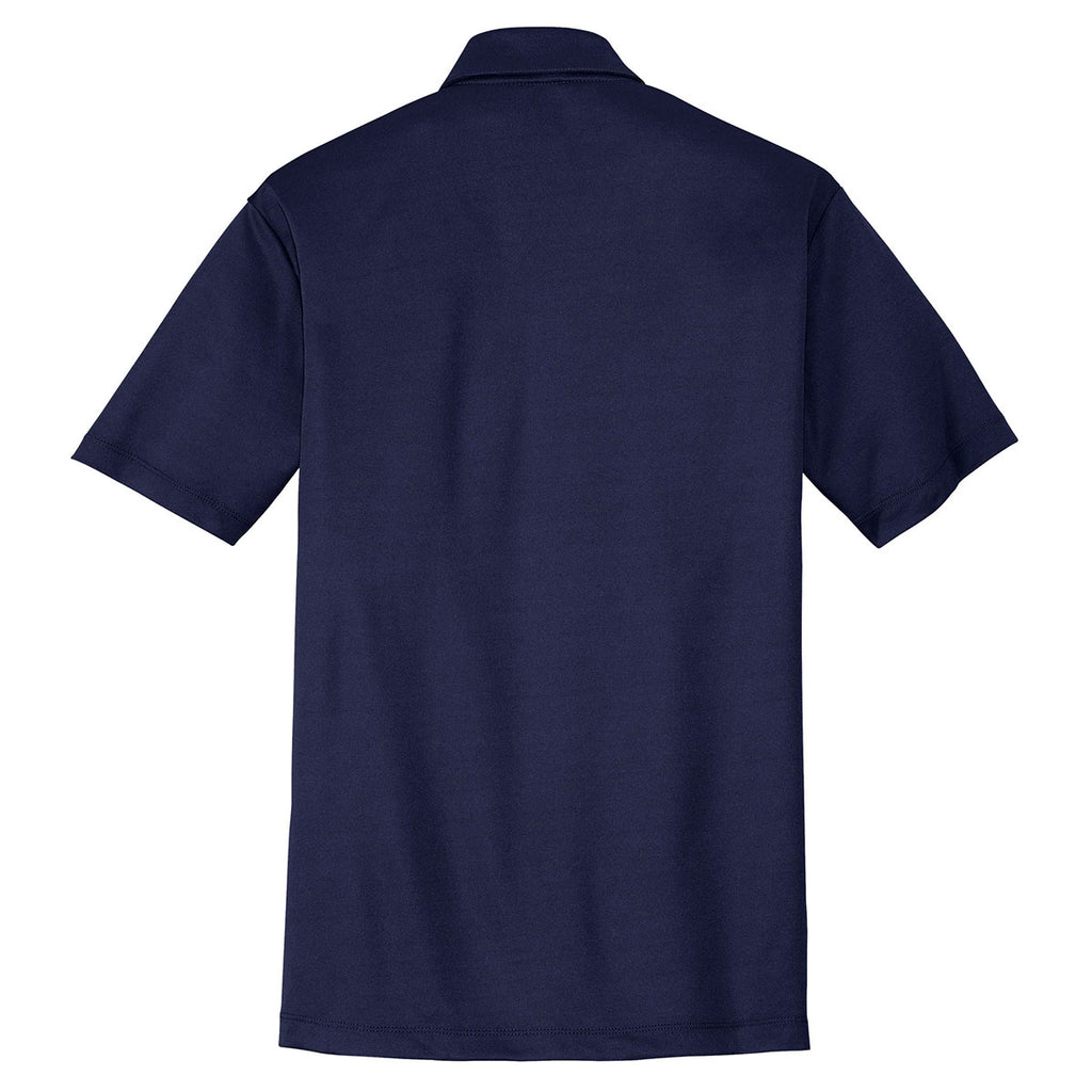 Port Authority Men's Navy Silk Touch Performance Pocket Polo