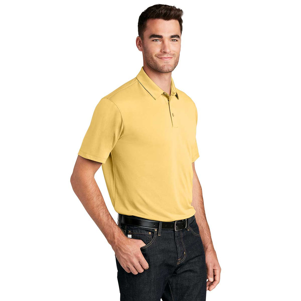 Port Authority Men's Sunbeam Yellow UV Choice Pique Polo