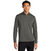 Port Authority Men's Grey Steel C-Free Snag Proof 1/4 Zip