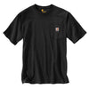 Carhartt Men's Tall Black Workwear Pocket S/S T-Shirt
