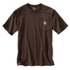 Carhartt Men's Tall Dark Brown Workwear Pocket S/S T-Shirt