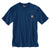 Carhartt Men's Dark Cobalt Blue Heather Workwear Pocket S/S T-Shirt