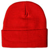 AHEAD Red Knit Toque With Cuff