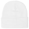 AHEAD White Knit Toque With Cuff