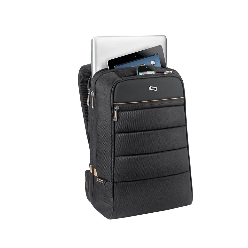 Solo Black Transit Backpack