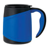 Sovrano Blue Olimpio 15 oz. Microwavable Double Wall Mug