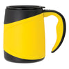 Sovrano Yellow Olimpio 15 oz. Microwavable Double Wall Mug