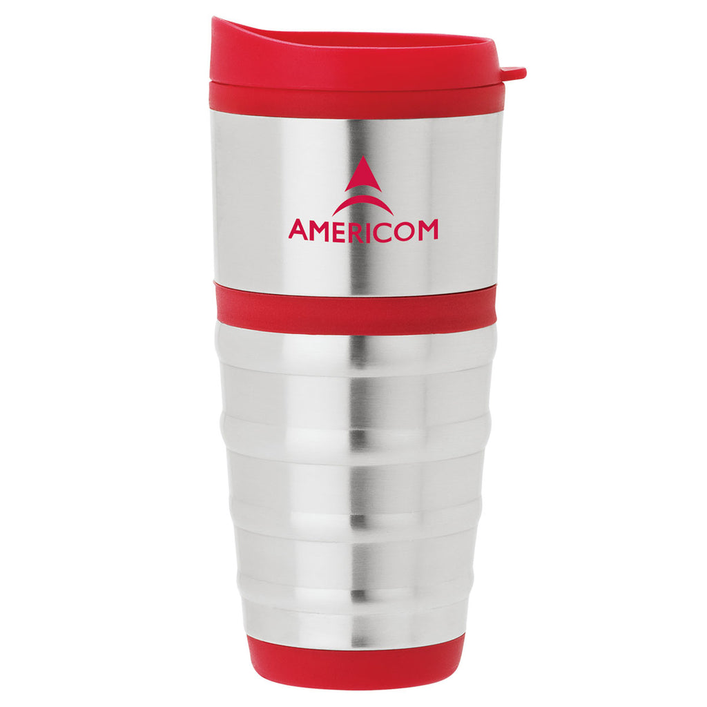 Sovrano Red Anillo 16 oz. Steel & PP Tumbler