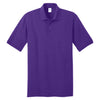 Port & Company Men's Purple Tall Core Blend Jersey Knit Polo
