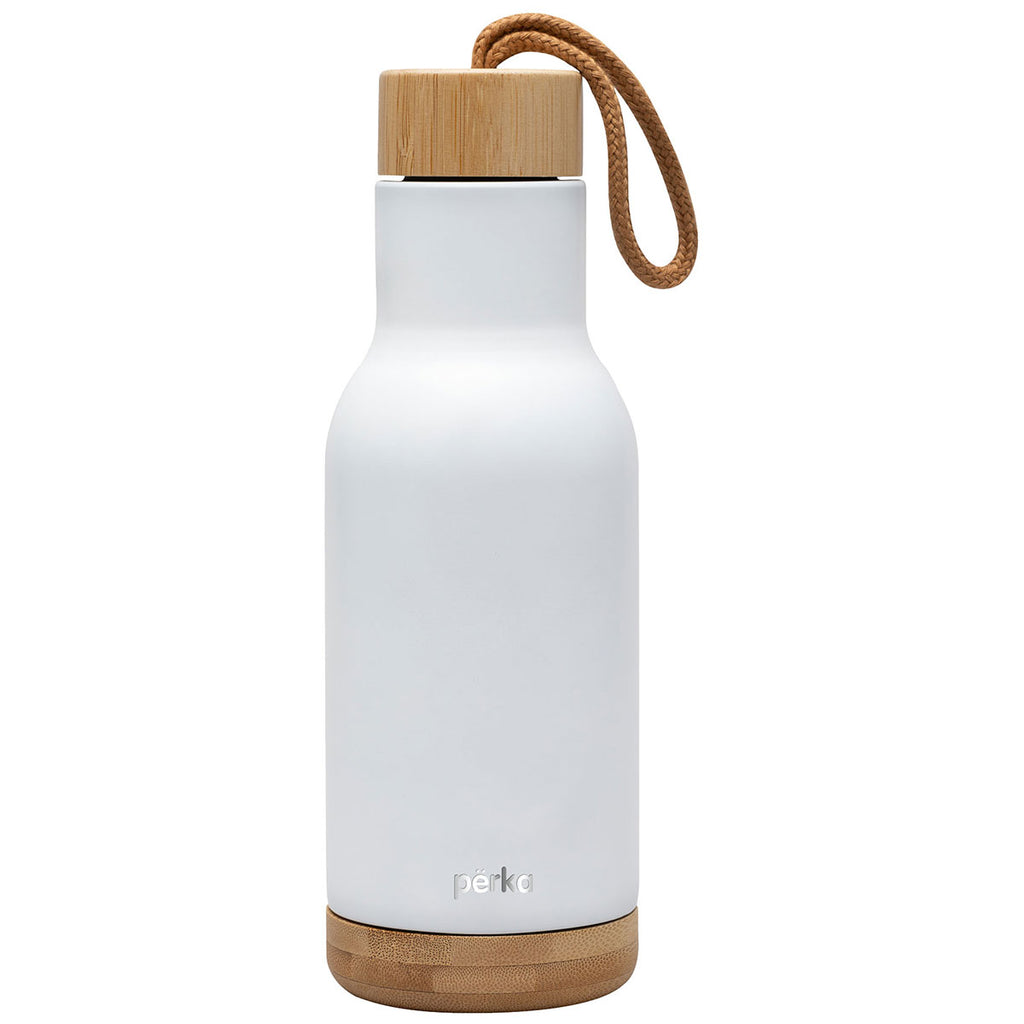 Perka White Altair 17 oz. Double Wall, Stainless Steel Water Bottle