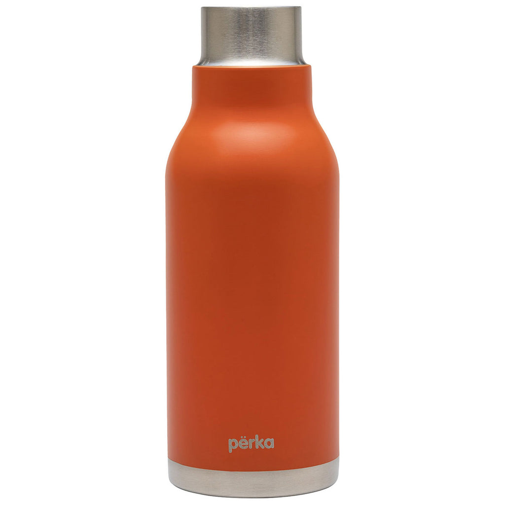 Perka Orange Lynx 18 oz. Double Wall, Stainless Steel Water Bottle