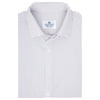Mizzen+Main Men's White Kennedy Windowpane Trim Fit Dress Shirt