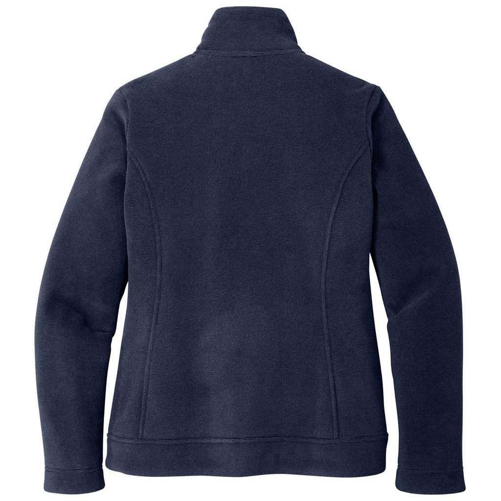 Port Authority Women's Insignia Blue/River Blue Navy Ultra Warm Brushed Fleece Jacket