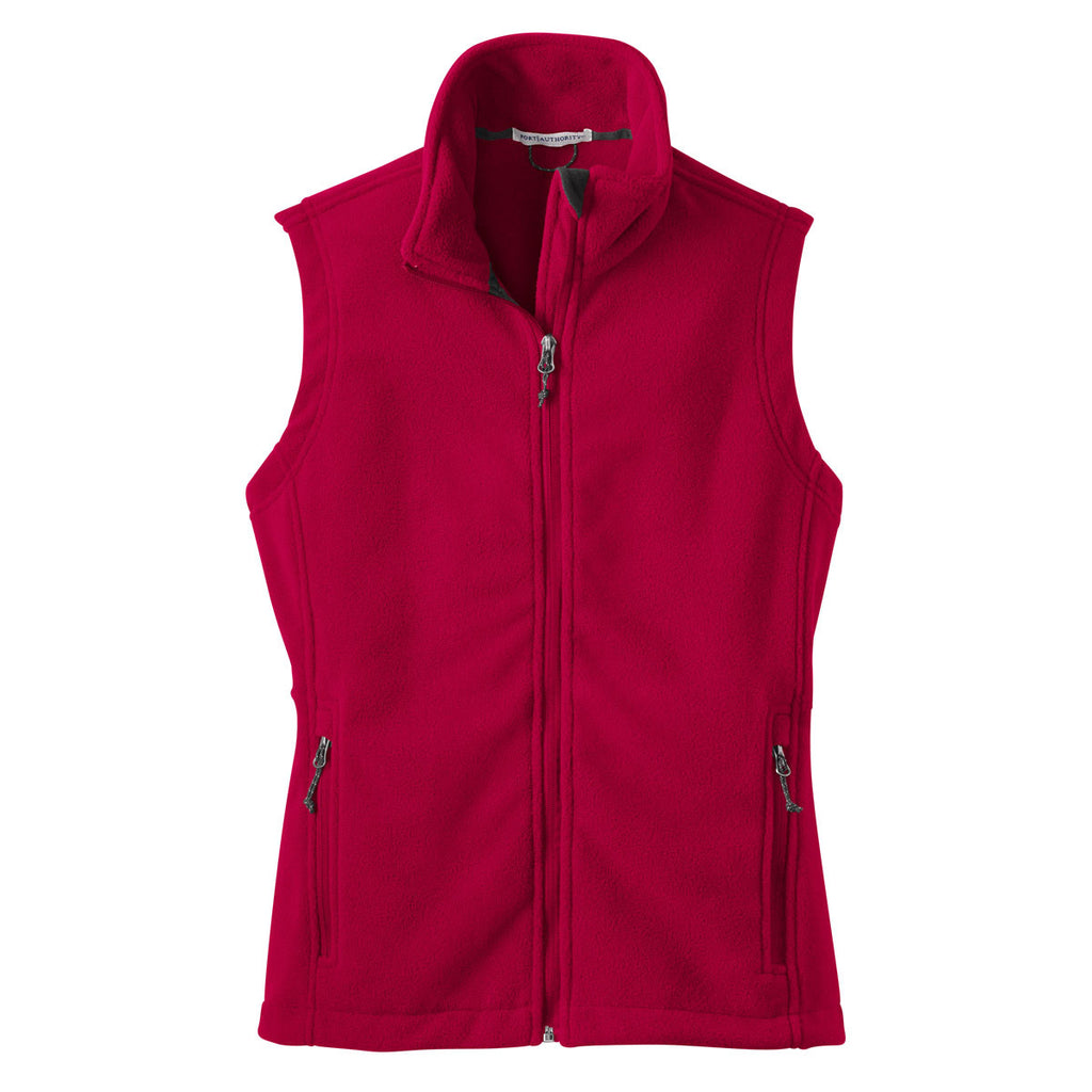 Port Authority Women's True Red Value Fleece Vest