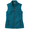 Port Authority Women's Medium Blue Heather Sweater Fleece Vest
