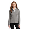 Port Authority Women's Gusty Grey Heather Diamond Fleece Full Zip Jacket