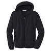 Port Authority Women's Black Hooded Essential Jacket
