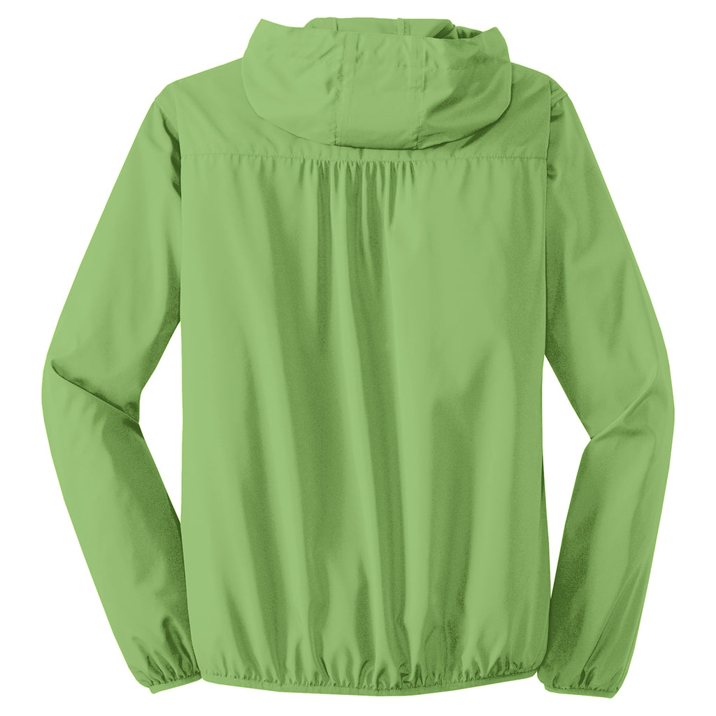 Port Authority Women's Green Oasis Hooded Essential Jacket