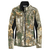 Port Authority Women's Realtree Xtra/Black Camouflage Colorblock Soft Shell