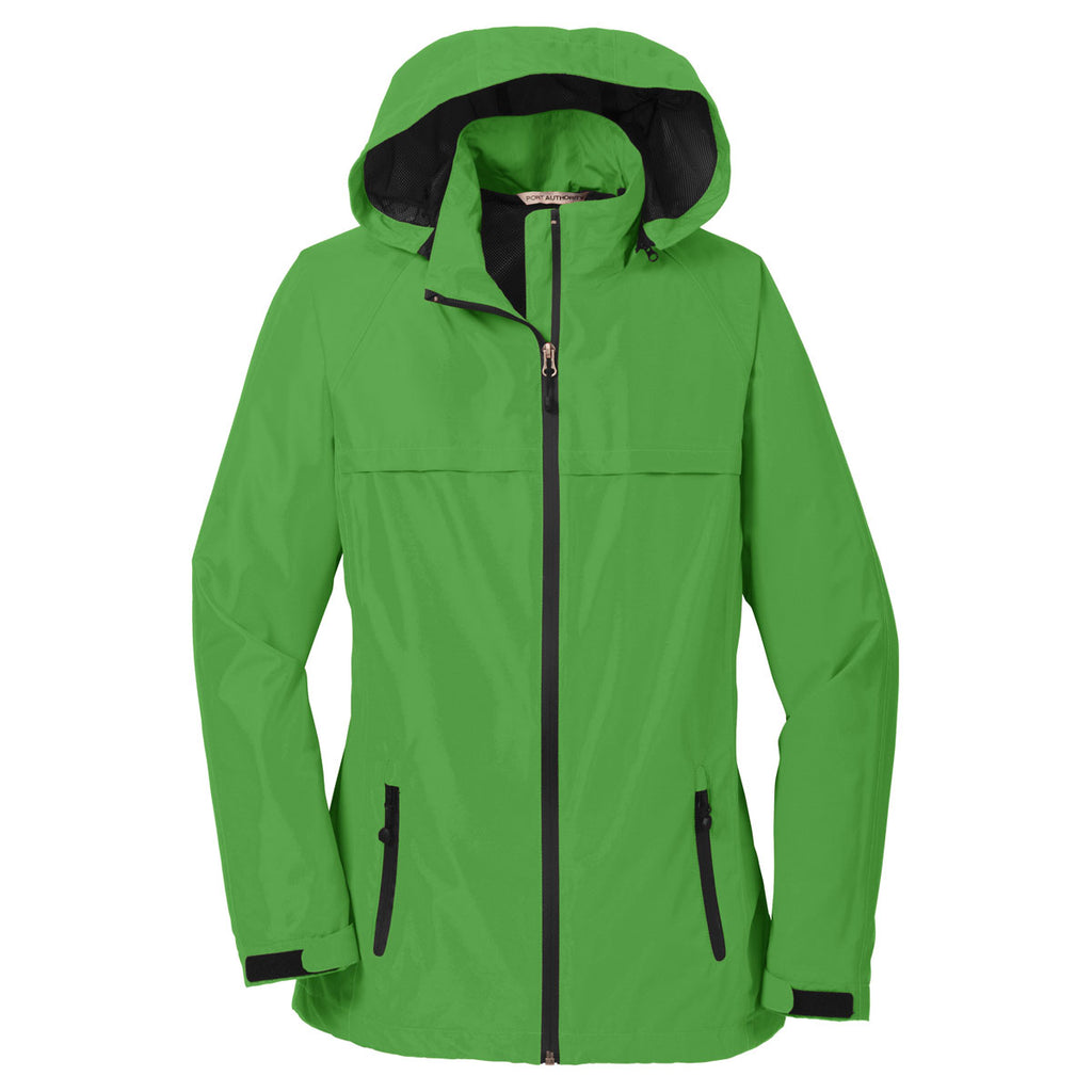 Port Authority Women's Vine Green Torrent Waterproof Jacket