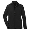 Port Authority Women's Black Cinch-Waist Soft Shell Jacket