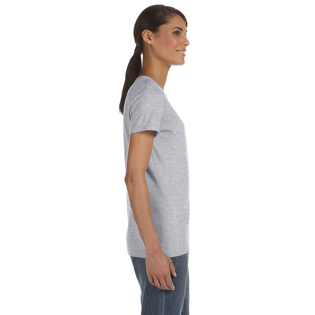 Fruit of the Loom Women's Athletic Heather 5 oz. HD Cotton T-Shirt