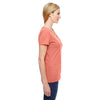 Fruit of the Loom Women's Retro Heather Coral 5 oz. HD Cotton T-Shirt