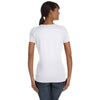 Fruit of the Loom Women's White 5 oz. HD Cotton V-Neck T-Shirt
