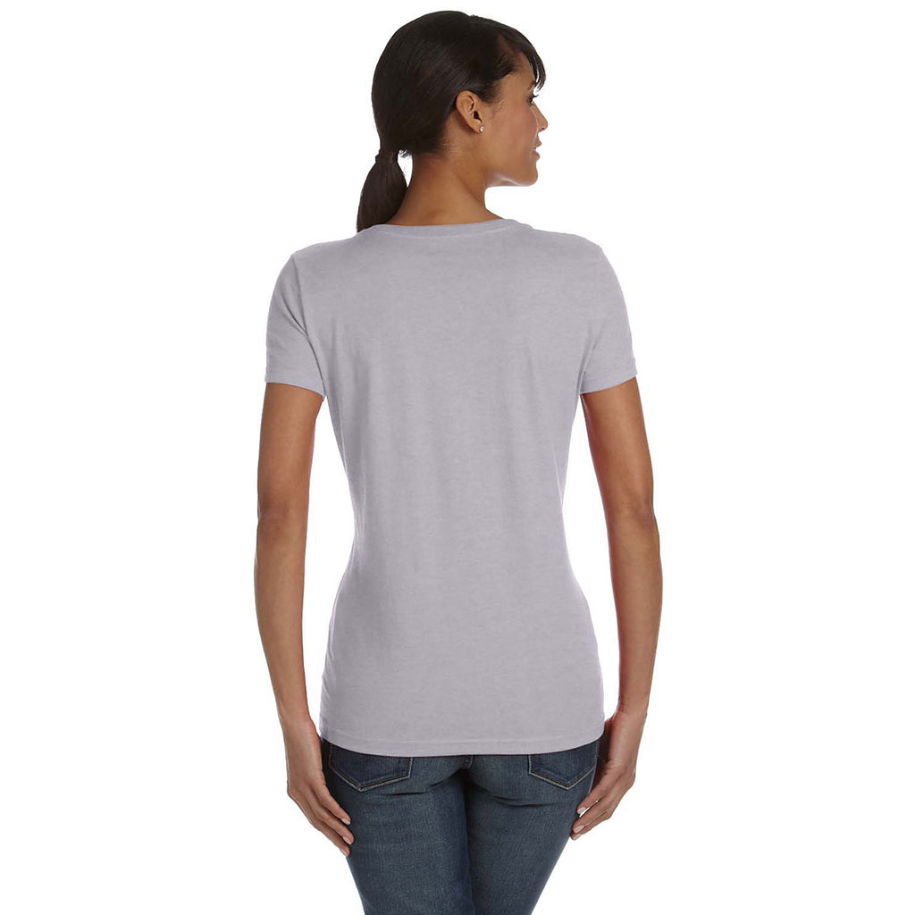 Fruit of the Loom Women's Athletic Heather 5 oz. HD Cotton V-Neck T-Shirt