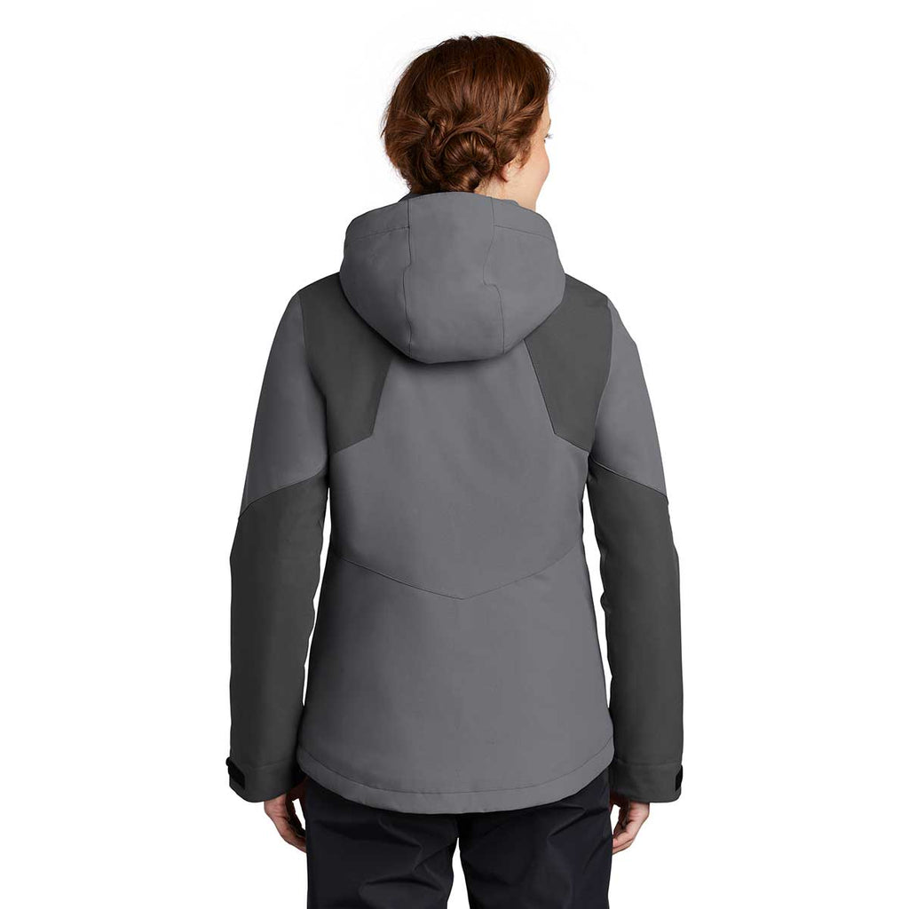 Port Authority Women's Shadow Grey/Storm Grey Insulated Waterproof Tech Jacket