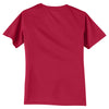 Sport-Tek Women's Red Dri-Mesh V-Neck T-Shirt