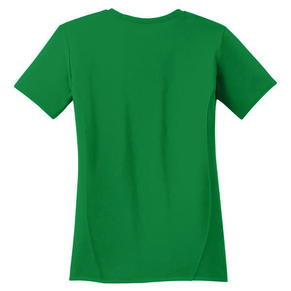 Sport-Tek Women's Kelly Green Dry Zone Raglan Accent T-Shirt