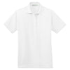 Port Authority Women's White Poly-Bamboo Charcoal Blend Pique Polo