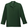 Port Authority Women's Dark Green Long Sleeve Silk Touch Polo
