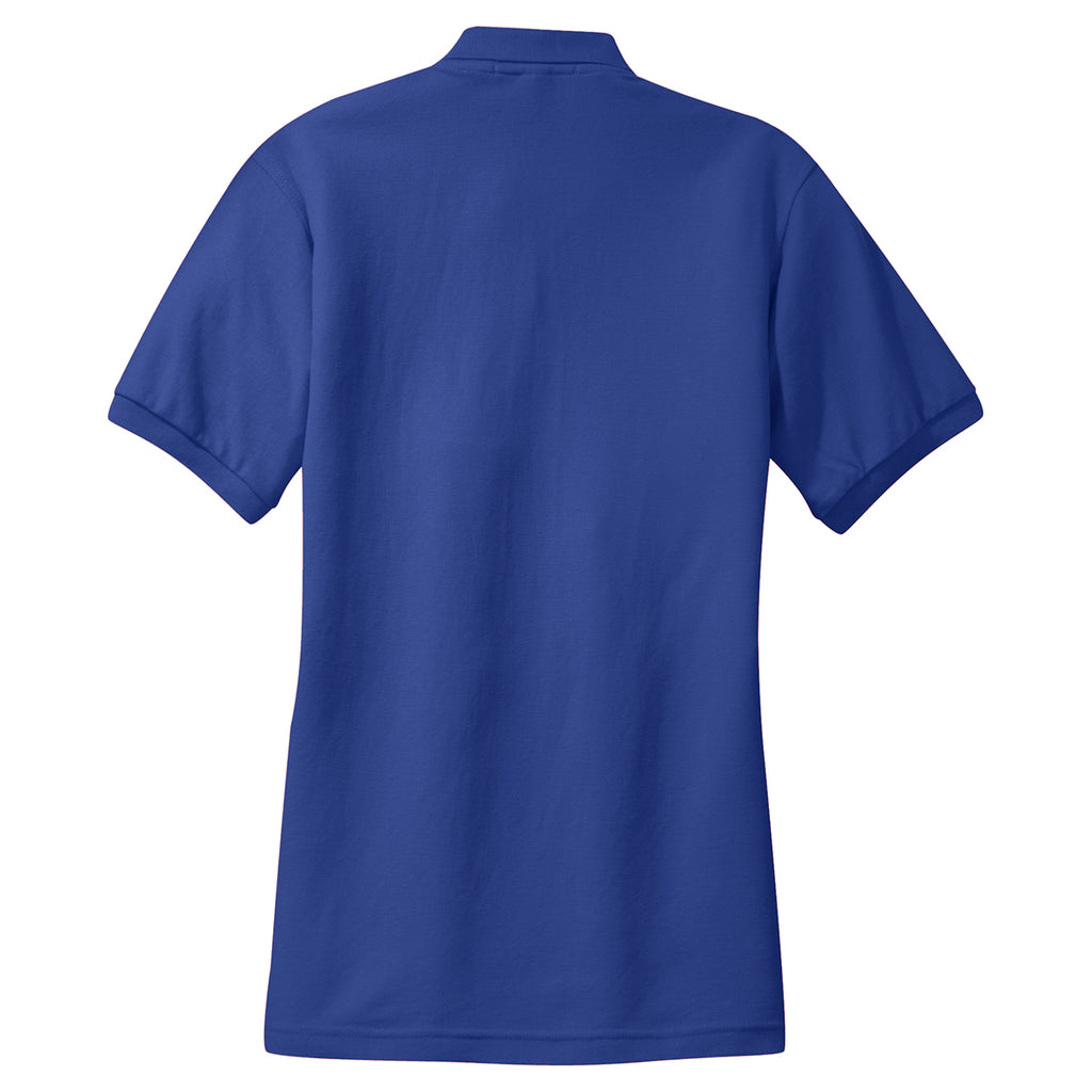 Port Authority Women's Royal Blue Silk Touch Polo