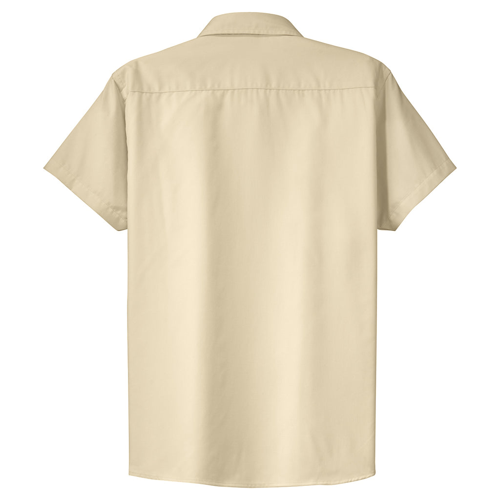 Port Authority Women's Stone/Stone Short Sleeve Easy Care Shirt