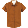 Port Authority Women's Texas Orange/Light Stone Short Sleeve Easy Care Shirt