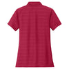 Port Authority Women's Rich Red Horizontal Texture Polo