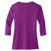 Port Authority Women's Sparkling Grape Modern Stretch Cotton 3/4-Sleeve Scoop Neck Shirt