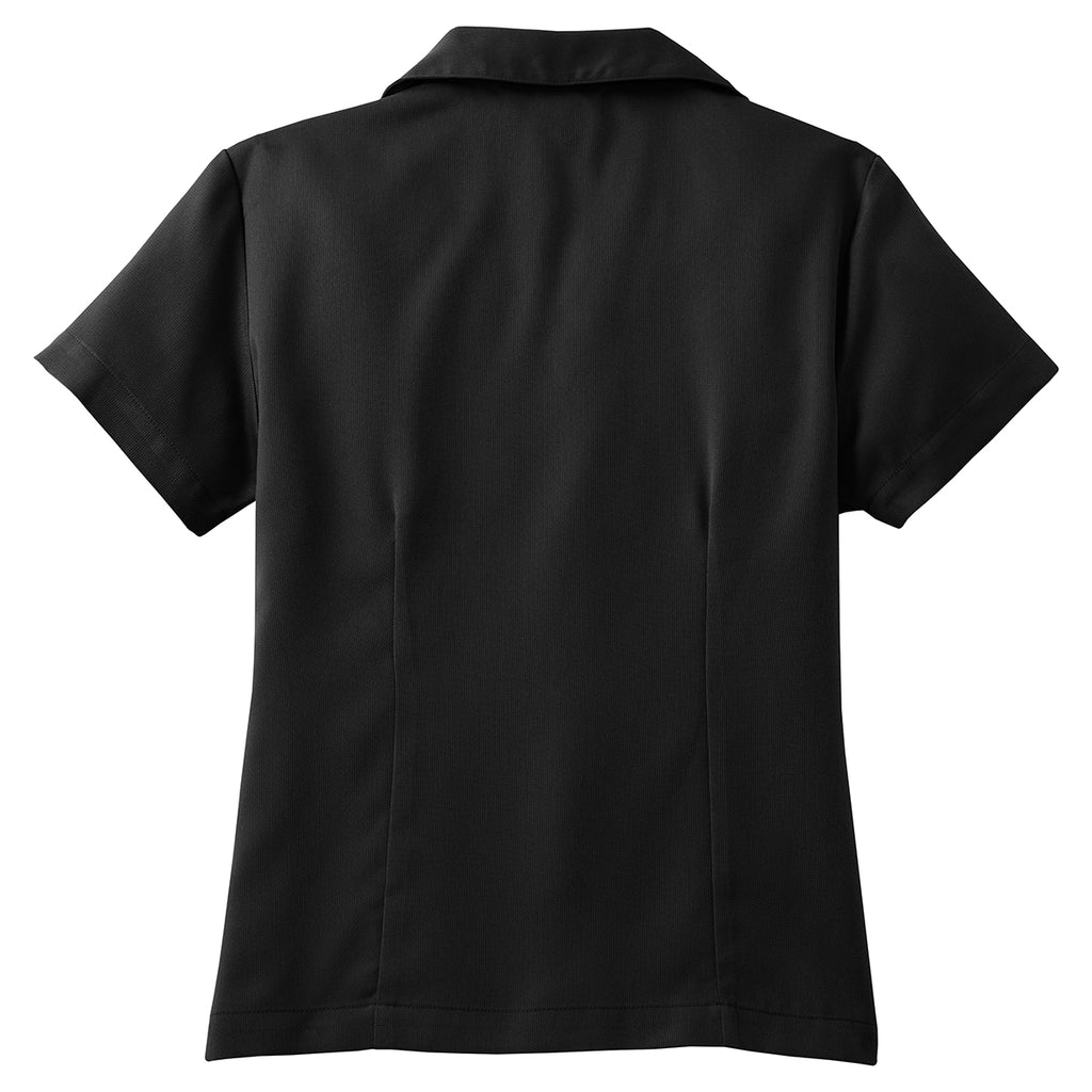 Port Authority Women's Black Easy Care Camp Shirt