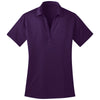 Port Authority Women's Bright Purple Performance Poly Polo