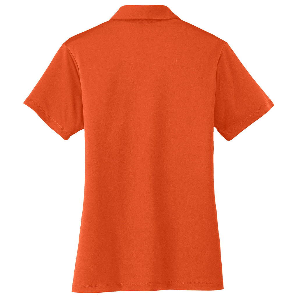 Port Authority Women's Neon Orange Performance Poly Polo