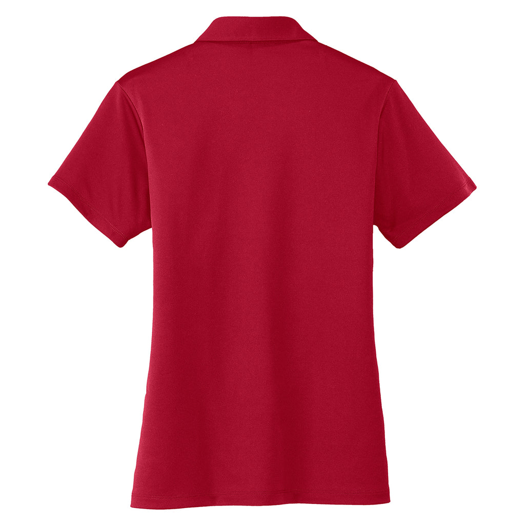 Port Authority Women's Red Performance Poly Polo